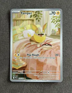 Pokemon Yamper Phantasmal Flames 99/94 Illustration Rare. NM (Pack Fresh)! - Image 1