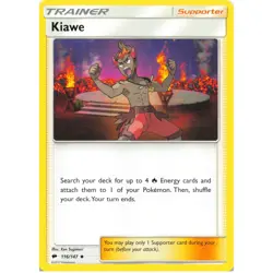 Kiawe | 116 | Pokemon, Burning Shadows, Sun & Moon, Uncommon - Image 1