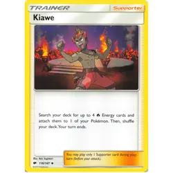 Kiawe | 116 | Pokemon, Burning Shadows, Sun & Moon, Uncommon - Image 3