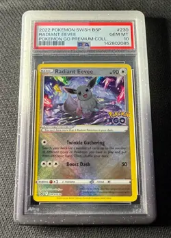 Pokemon Radiant Eevee SWSH230 Black Star Promo PSA 10 GEM MINT - Image 1