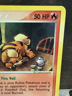 Pokemon Growlithe 65/100 E-Series EX Sandstorm 2003 Near Mint NM/LP - Image 3