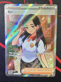 Eri 136/131 Ultra Rare Trainer Pokemon TCG SV Prismatic Evolutions PACK FRESH NM - Image 1