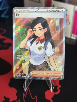 Eri 136/131 Ultra Rare Trainer Pokemon TCG SV Prismatic Evolutions PACK FRESH NM - Image 3
