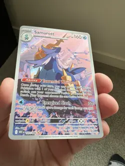 Pokemon Samurott 107/086 WHI EN Illustration Rare IR White Flare - Image 3