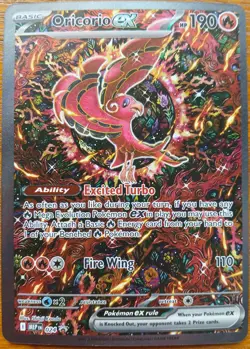 Pokemon TCG Oricorio ex #24 MEP Black Star Promo Near Mint Condition - Image 1