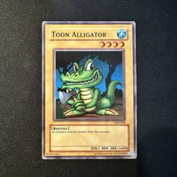 Yu-Gi-Oh! TOON ALLIGATOR SDP-009 Common LP/MP (2003 Starter Deck: Pegasus) - Image 1