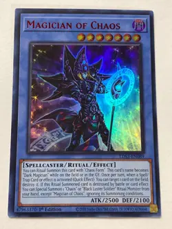 MAGICIAN OF CHAOS (RED) LDS3-EN089 LEGENDARY DUELISTS: SEASON 3 YU-GI-OH HOLO - Image 1