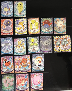 Lot of 20 Vintage Pokemon Animation Edit. Cards Inc. Foils TOPPS Blue Logo 1999 - Image 1