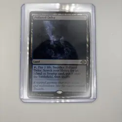 Magic The Gathering Modern Horizons 3 "Polluted Delta" 0224 RARE LAND NM - Image 1