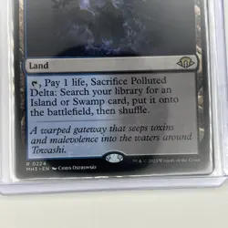 Magic The Gathering Modern Horizons 3 "Polluted Delta" 0224 RARE LAND NM - Image 4