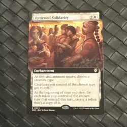 Renewed Solidarity (Extended Art) R Commander: Aetherdrift #23 NM - Image 1