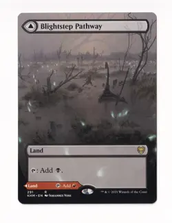 Magic the Gathering Kaldheim #291 Blightstep Pathway / Searstep Pathway - Image 1