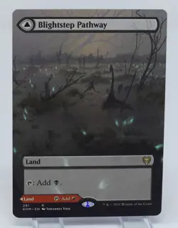 Magic the Gathering Kaldheim #291 Blightstep Pathway / Searstep Pathway - Image 3
