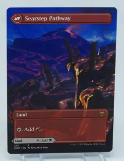 Magic the Gathering Kaldheim #291 Blightstep Pathway / Searstep Pathway - Image 4