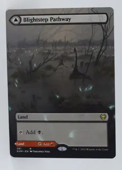 Magic the Gathering Kaldheim #291 Blightstep Pathway / Searstep Pathway - Image 5