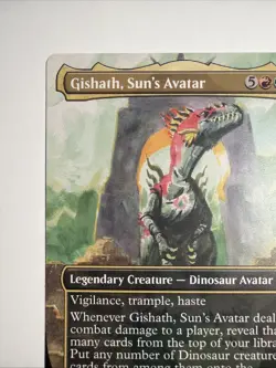 Gishath, Sun's Avatar (Borderless) The Lost Caverns of Ixalan Regular - Image 2