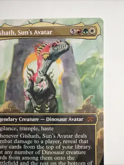 Gishath, Sun's Avatar (Borderless) The Lost Caverns of Ixalan Regular - Image 3
