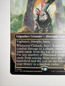 Gishath, Sun's Avatar (Borderless) The Lost Caverns of Ixalan Regular - Image 5