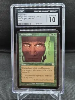 MTG Onslaught Biorhythm 247/350 CGC 10 Gem Mint!! - Image 1