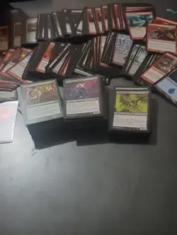 Magic: The Gathering Mixed Card Lot Red Blue Green Foil & Regular Standard Size - Image 2