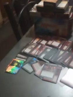 Magic: The Gathering Mixed Card Lot Red Blue Green Foil & Regular Standard Size - Image 3