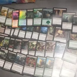 Magic: The Gathering Mixed Card Lot Red Blue Green Foil & Regular Standard Size - Image 5