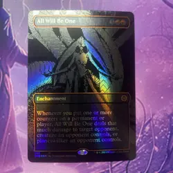 All Will Be One (Oil Slick Raised Foil) Phyrexia: All Will Be One Foil - Image 1