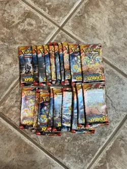 20x Pokemon TCG Surging Sparks Loose Booster Packs New & Factory Sealed - Image 1