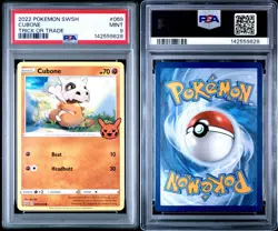 2022 POKEMON TRICK OR TRADE #069 CUBONE PSA 9 - Image 3