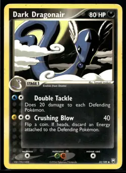 2004 Pokemon EX Team Rocket Returns 32 Dark Dragonair LP - Image 1