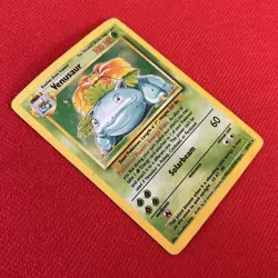 VENUSAUR #15/102 Pokemon Base Set Holo Rare Lightly Played/EX **Ships Free** - Image 2