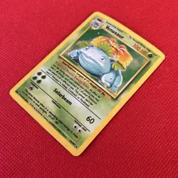 VENUSAUR #15/102 Pokemon Base Set Holo Rare Lightly Played/EX **Ships Free** - Image 3