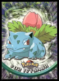 Pokemon Cards Ivysaur #2 Topps Trading Cards Series 1 LP *2 - Image 1