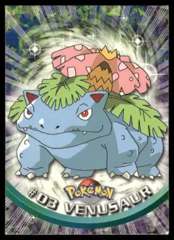 Pokemon Cards Venusaur #3 Topps Trading Cards Series 1 LP *3 - Image 1