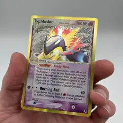 2006 Pokemon EX Dragon Frontiers Typhlosion Delta Species Holo Rare 12/101 LP - Image 1