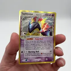 2006 Pokemon EX Dragon Frontiers Typhlosion Delta Species Holo Rare 12/101 LP - Image 2