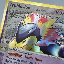 2006 Pokemon EX Dragon Frontiers Typhlosion Delta Species Holo Rare 12/101 LP - Image 5