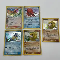 Mid Era Stamped Pokemon Lot Team Rocket Returns Crystal Guardians Unseen Forces - Image 1