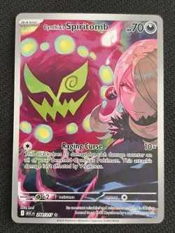 Pokemon Ascended Heroes - Cynthia’s Spiritomb 244/217 Illustration Rare English - Image 1