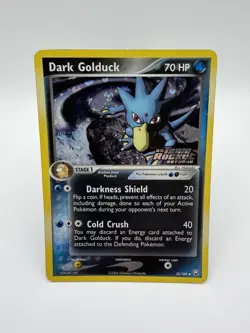 Pokemon TCG Dark Golduck 35/109 ex Team Rocket Returns Stamped 2004 Holo NM - Image 1