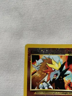 Entei #34 Black Star Reverse Holo Pokemon Card TCG - Image 3