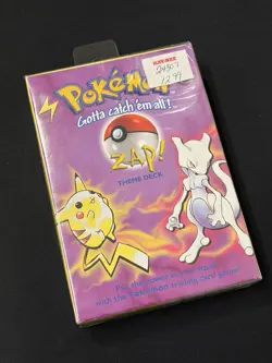 *FACTORY SEALED* 1999 Pokemon ZAP Theme Deck WOTC Vintage - Image 1