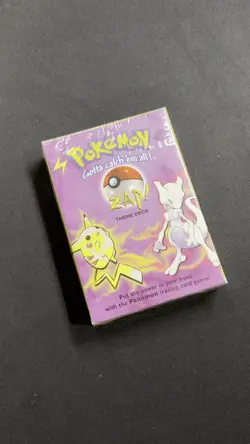 *FACTORY SEALED* 1999 Pokemon ZAP Theme Deck WOTC Vintage - Image 2