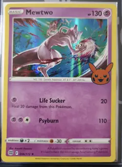 Pokemon Karte Mewtwo Holo - 056/172 - Trick Or Trade Set 2022 - English NM-MINT - Image 1