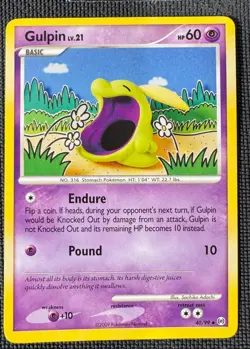 GULPIN 40/99 UNCOMMON ARCEUS POKEMON LP - Image 1