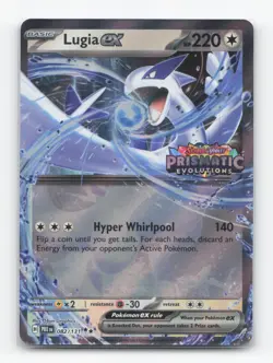 Pokemon TCG - Lugia ex 082/131 Double Rare Prismatic Evolutions - - Image 1