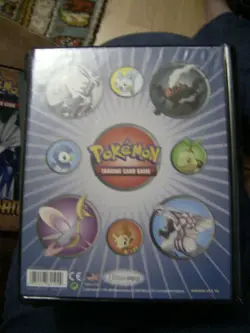 Pokemon 2008 4 Pocket Binder Diamond and pearl Darkrai and friends Discontinued - Image 2