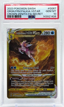 Pokemon Origin Forme Palkia VSTAR Crown Zenith GG67/GG70 PSA 10 Gem Mint TCG - Image 1