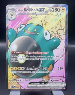 Iono’s Bellibolt Ex 194 Black Star Promo Pokemon Journey Together Near Mint - Image 1