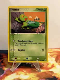 Pokemon TCG - Treecko 67/100 Crystal Guardians Common LP - Image 2
